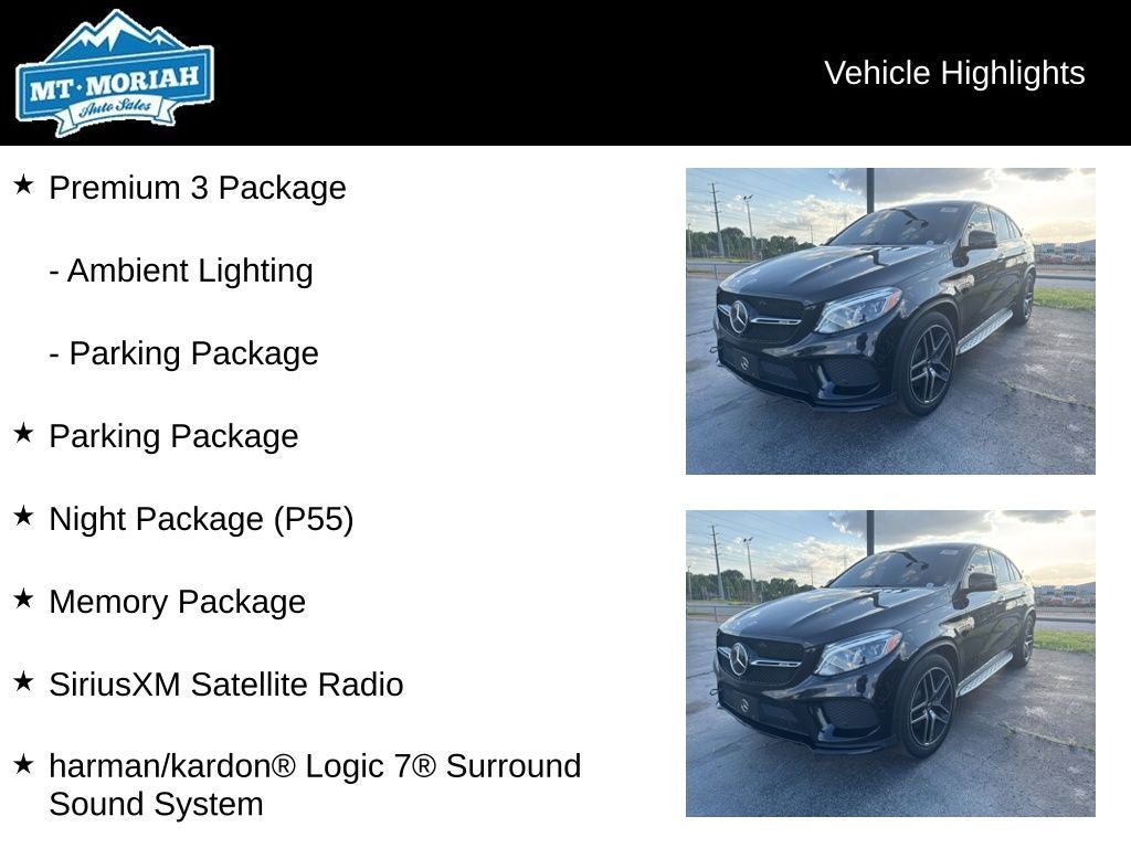 2019 Mercedes-Benz GLE GLE 43 AMG® 4MATIC®