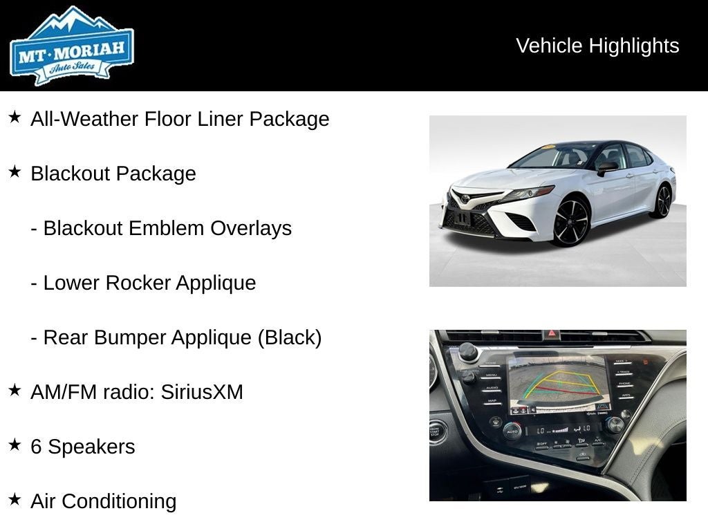 2019 Toyota Camry XSE