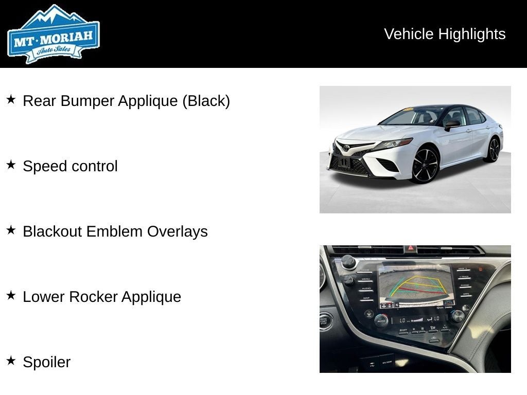 2019 Toyota Camry XSE