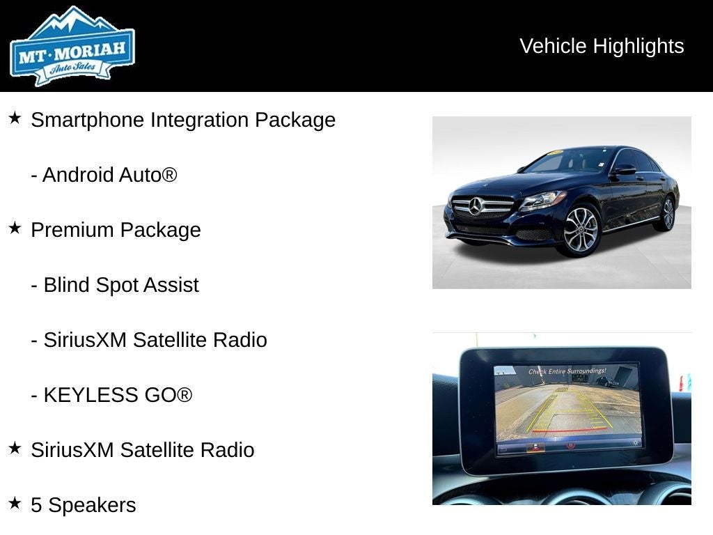 2018 Mercedes-Benz C-Class C 300