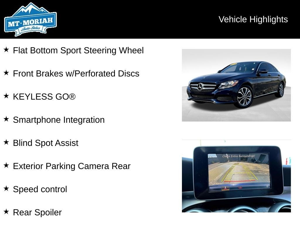 2018 Mercedes-Benz C-Class C 300