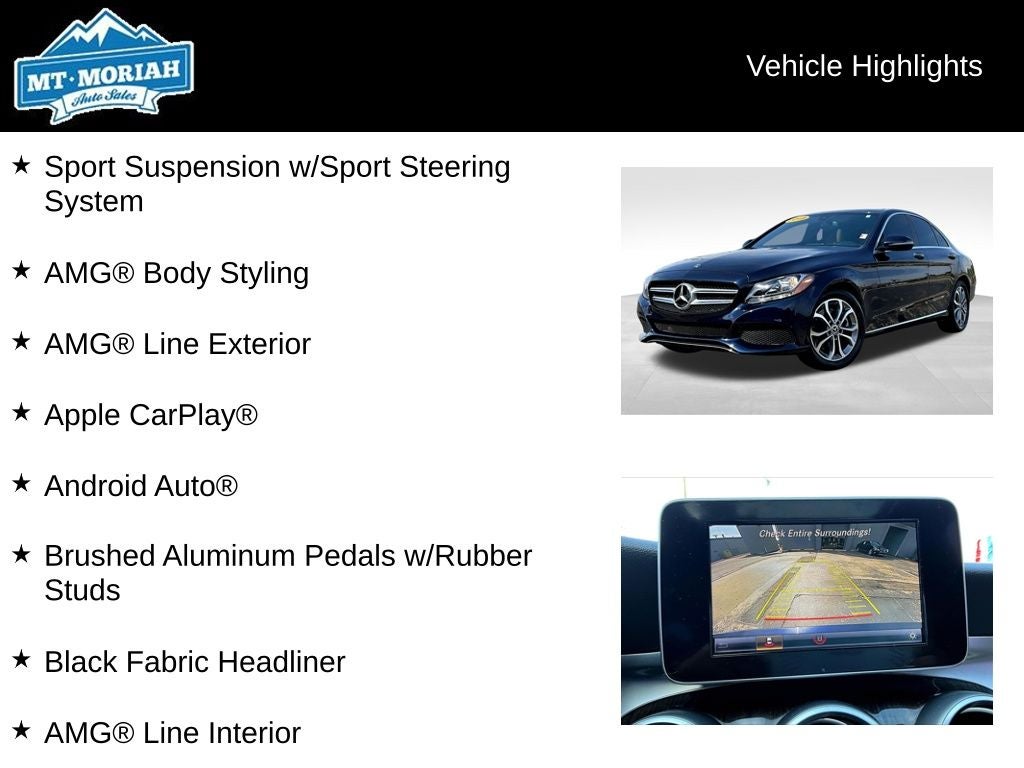 2018 Mercedes-Benz C-Class C 300