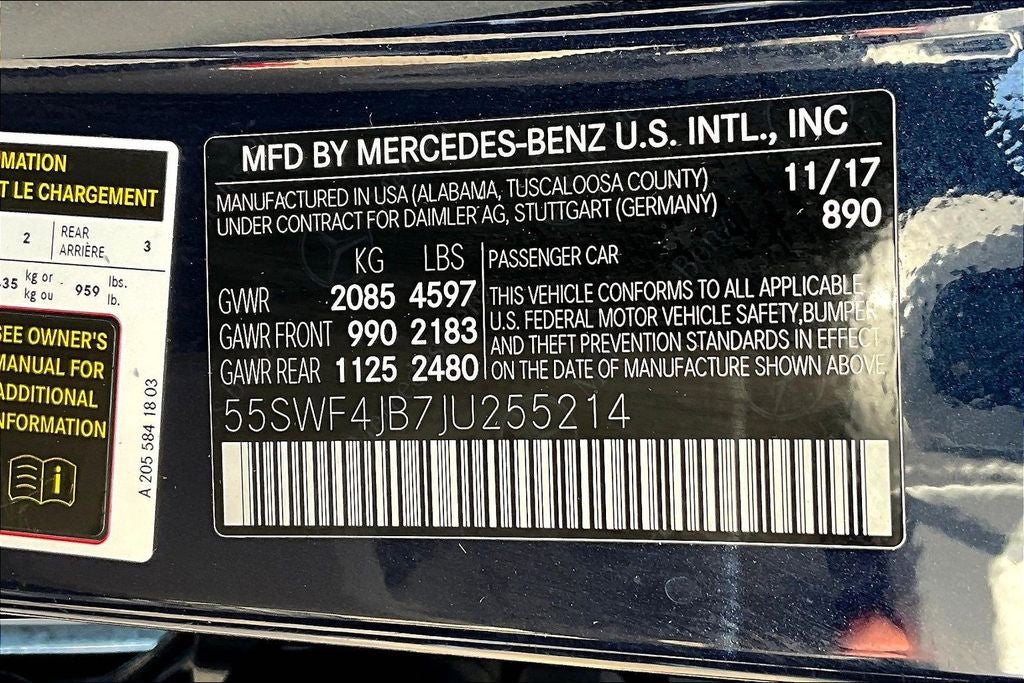 2018 Mercedes-Benz C-Class C 300