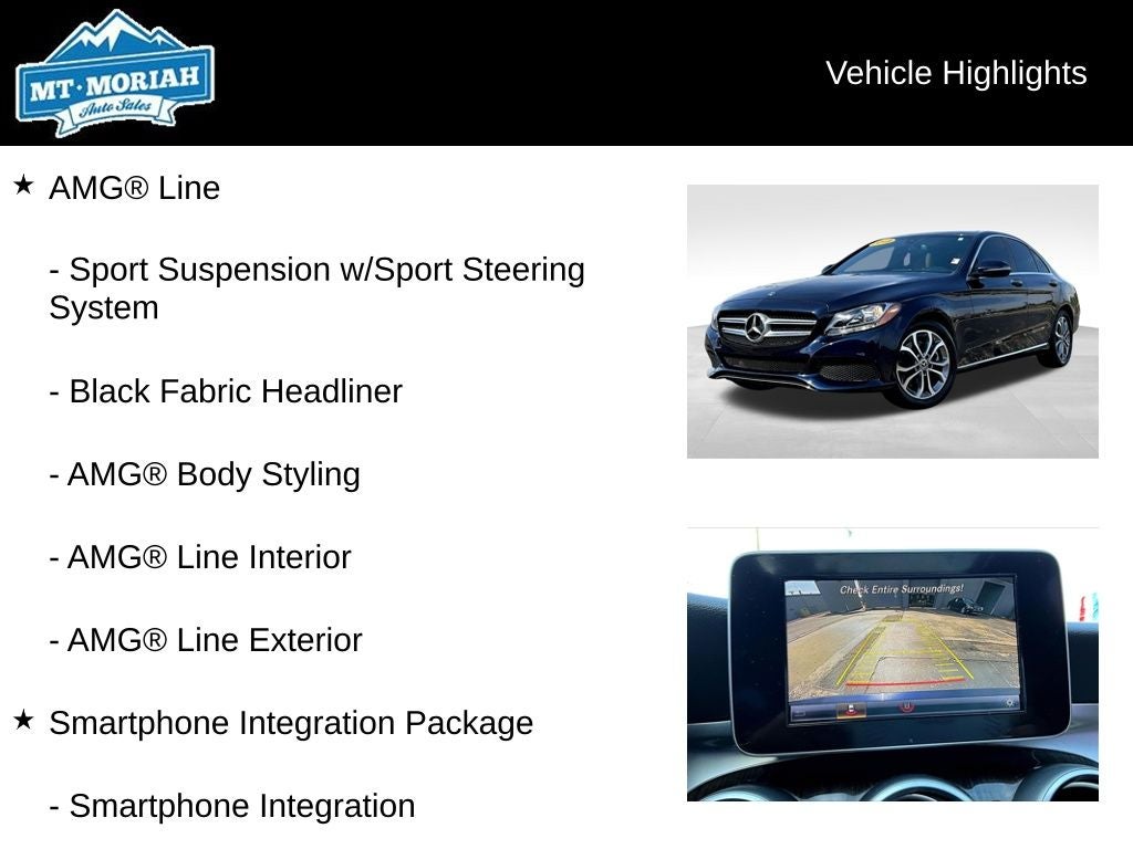 2018 Mercedes-Benz C-Class C 300