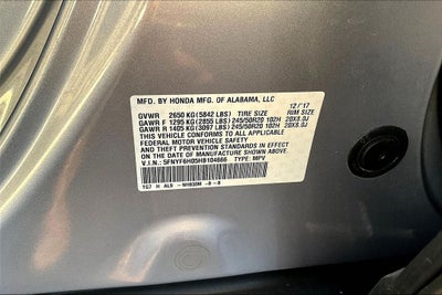 2017 Honda Pilot Elite