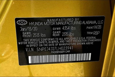 2020 Hyundai Sonata SEL Plus