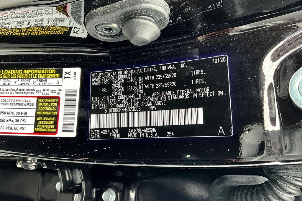 2021 Toyota Highlander Hybrid Platinum