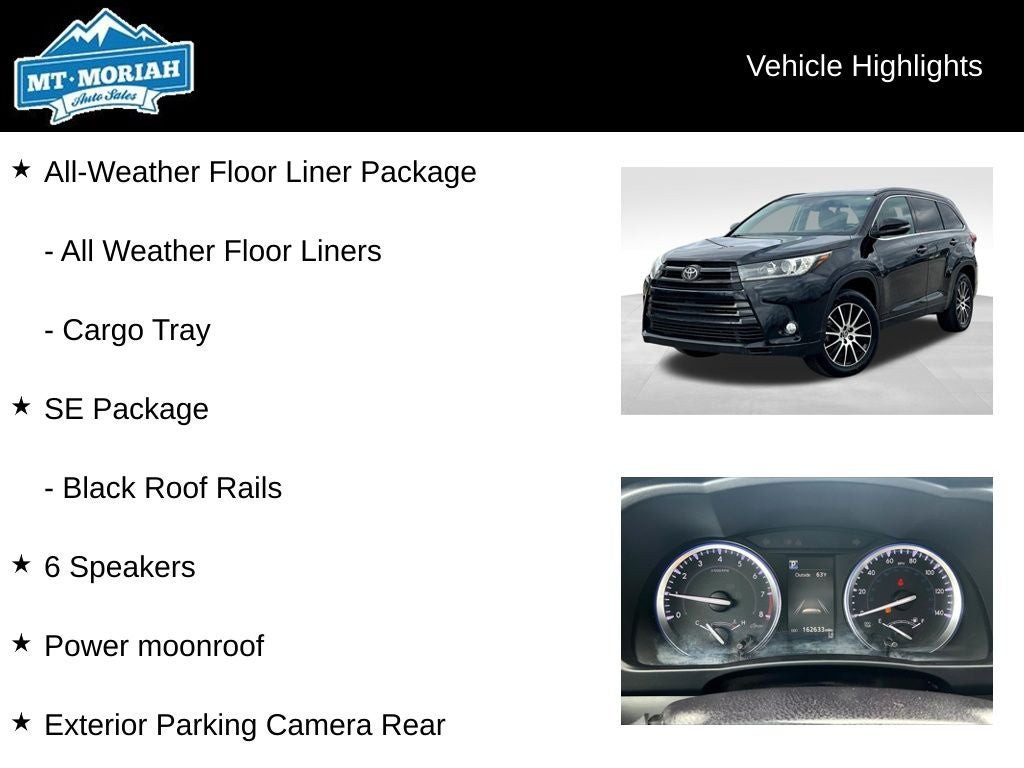 2018 Toyota Highlander SE