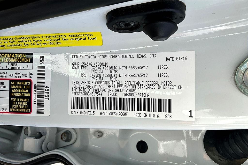 2016 Toyota Tacoma TRD Sport V6