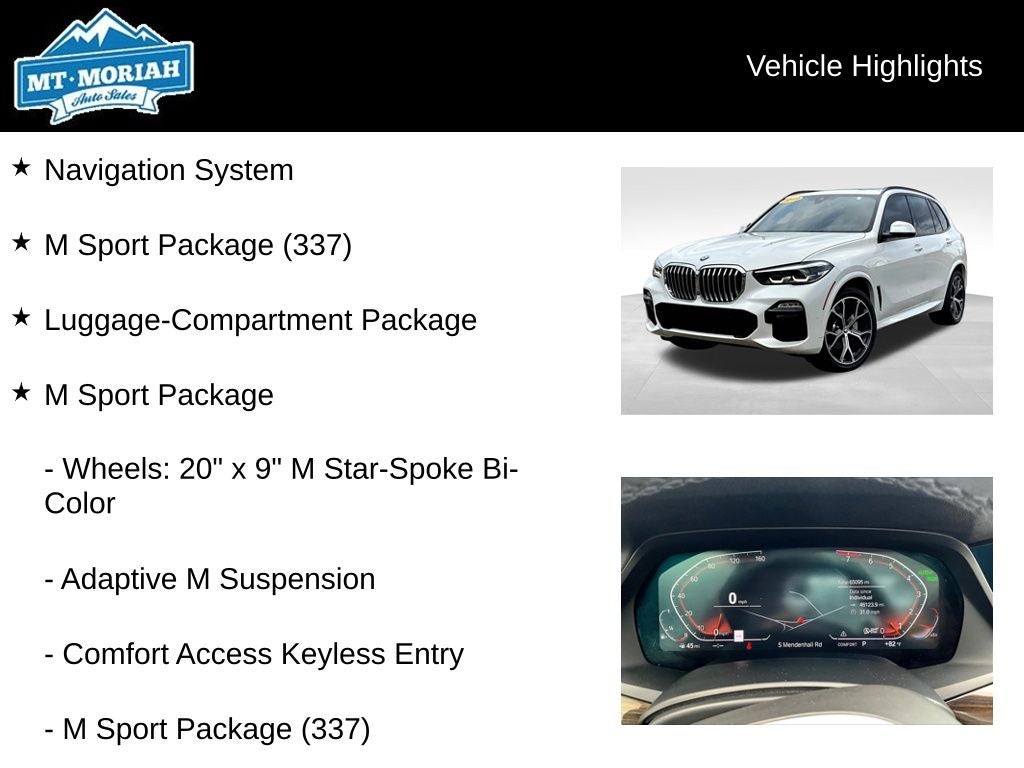 2019 BMW X5 xDrive40i