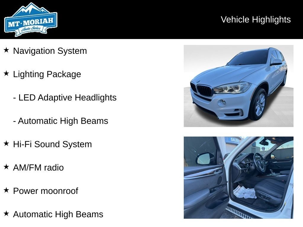 2015 BMW X5 xDrive35i