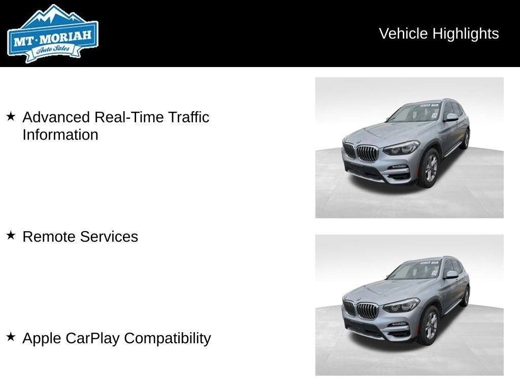 2019 BMW X3 xDrive30i