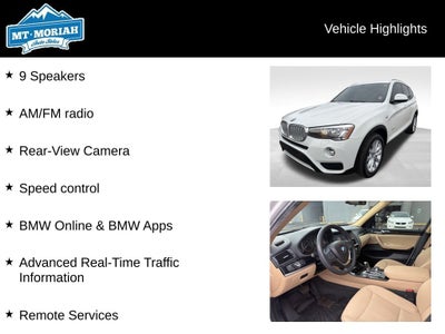 2017 BMW X3 sDrive28i