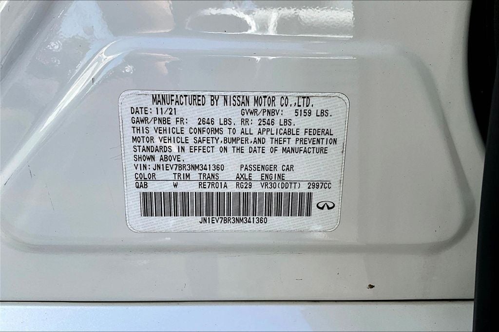 2022 INFINITI Q50 LUXE