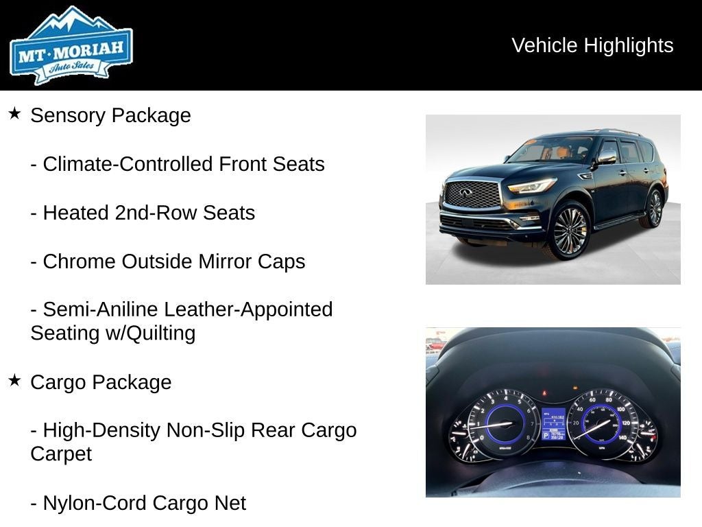 2019 INFINITI QX80 LUXE