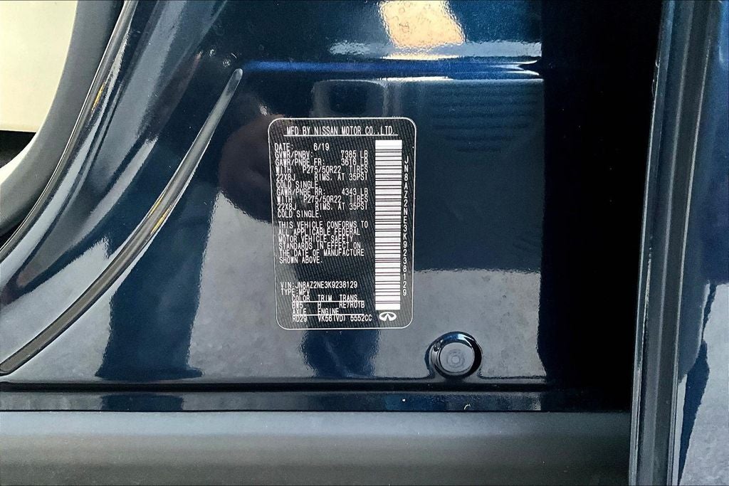 2019 INFINITI QX80 LUXE