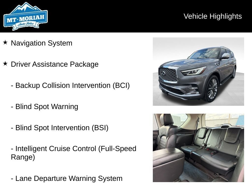 2018 INFINITI QX80 Base