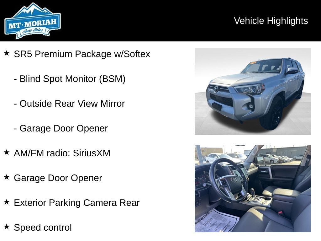 2022 Toyota 4Runner SR5 Premium