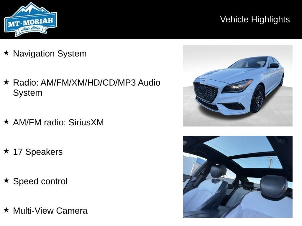 2018 Genesis G80 3.3T Sport