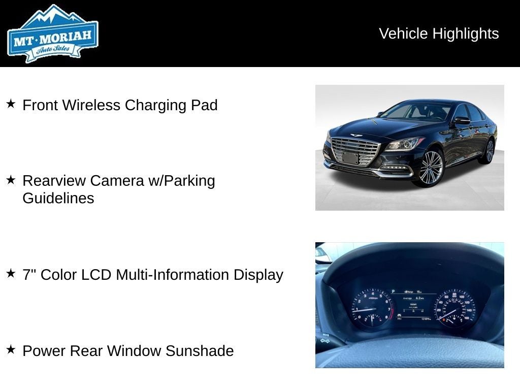 2018 Genesis G80 3.8