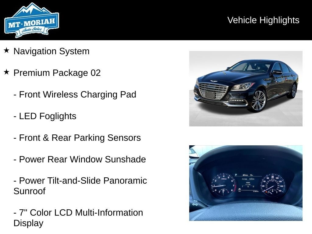 2018 Genesis G80 3.8