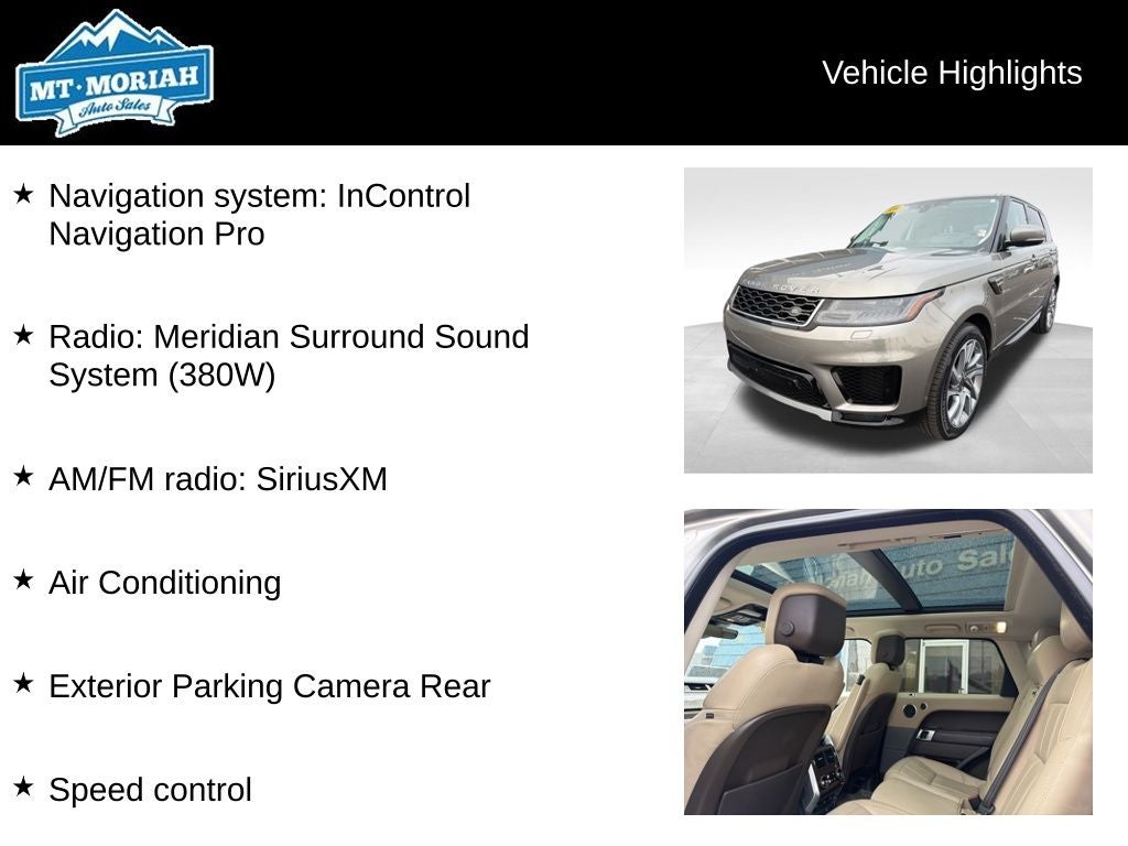 2018 Land Rover Range Rover Sport HSE