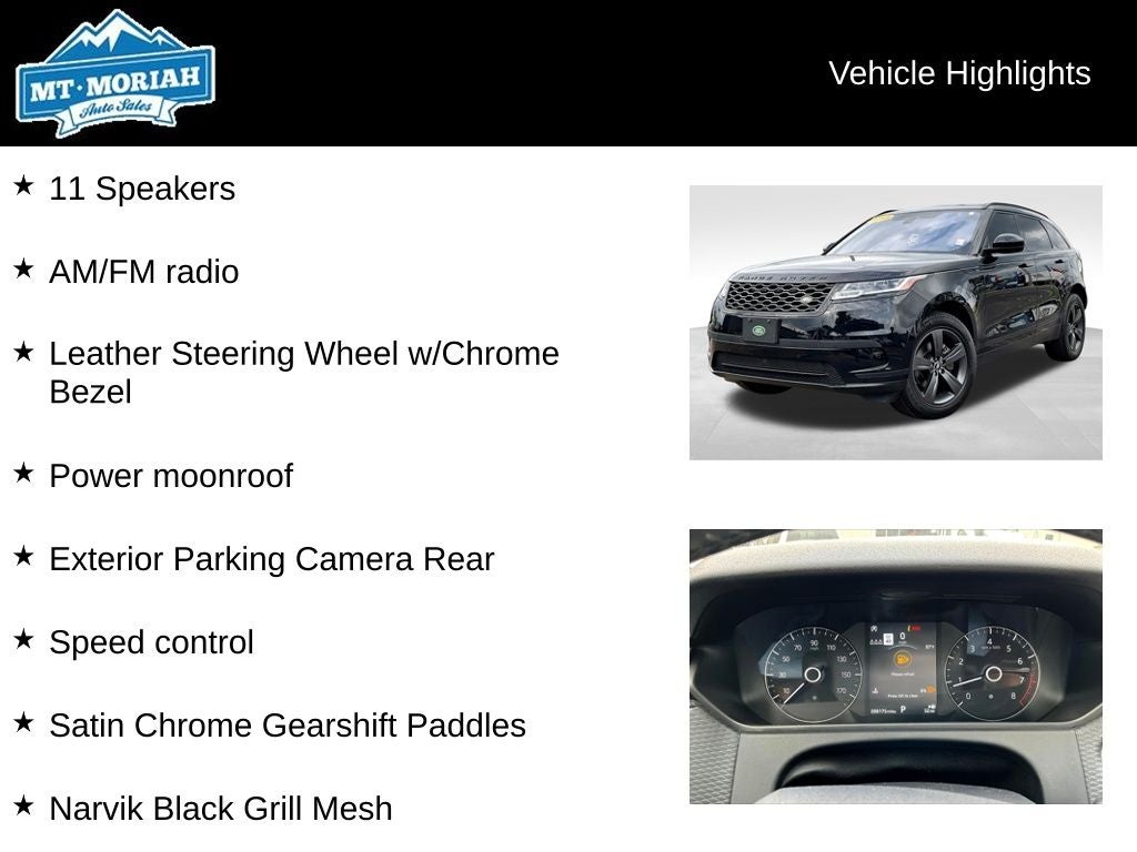 2019 Land Rover Range Rover Velar S