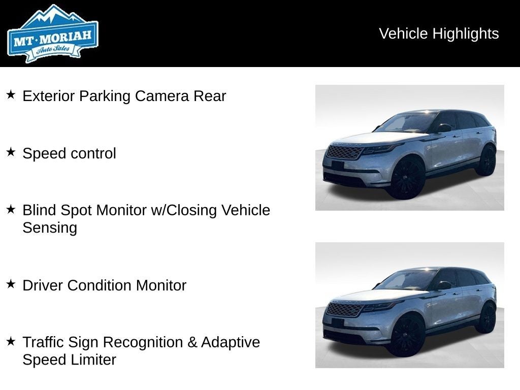 2018 Land Rover Range Rover Velar S