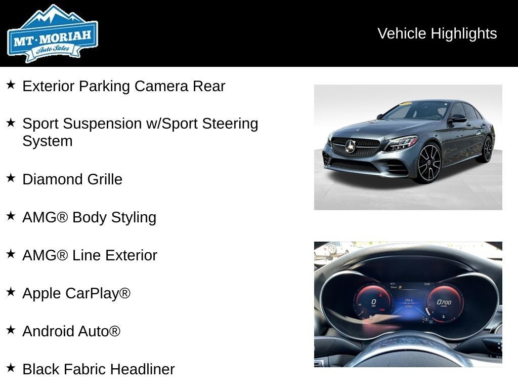 2020 Mercedes-Benz C-Class C 300