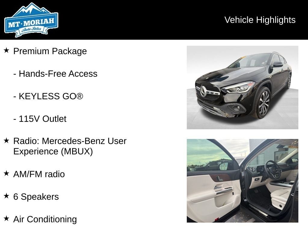 2023 Mercedes-Benz GLA GLA 250