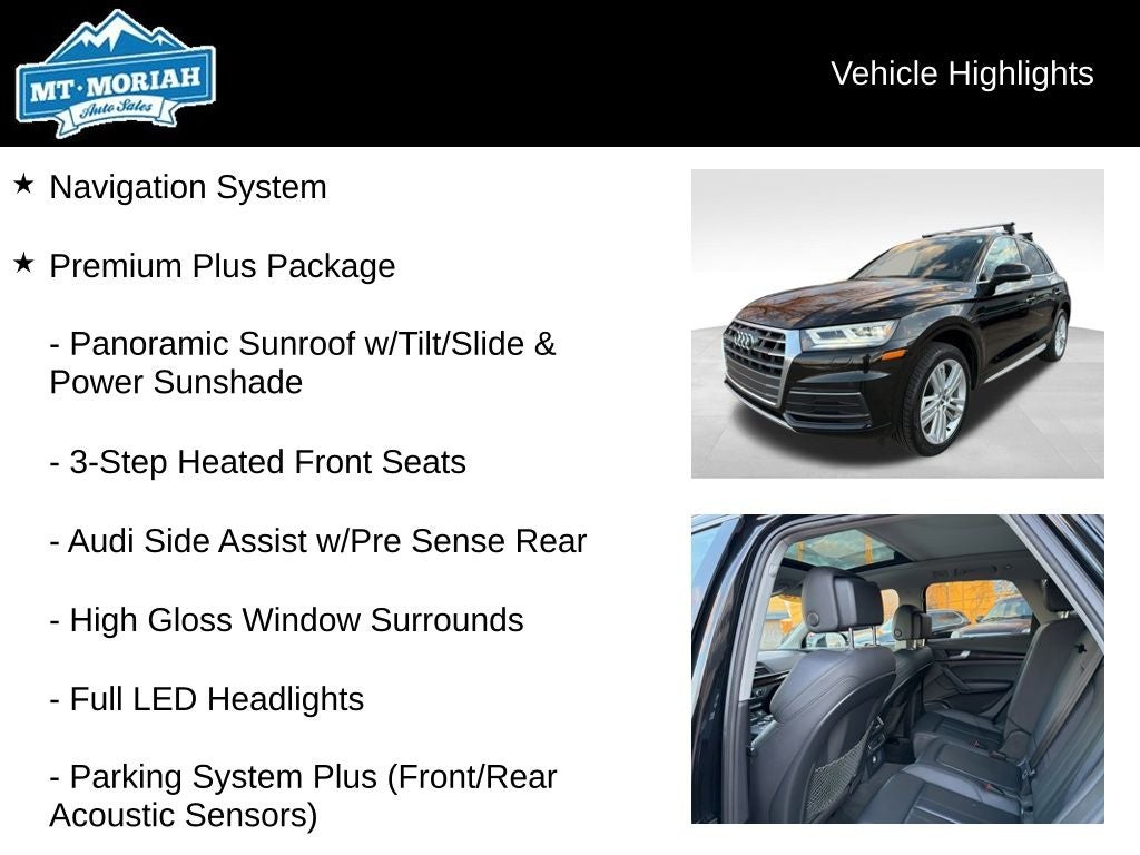 2018 Audi Q5 2.0T Premium Plus quattro