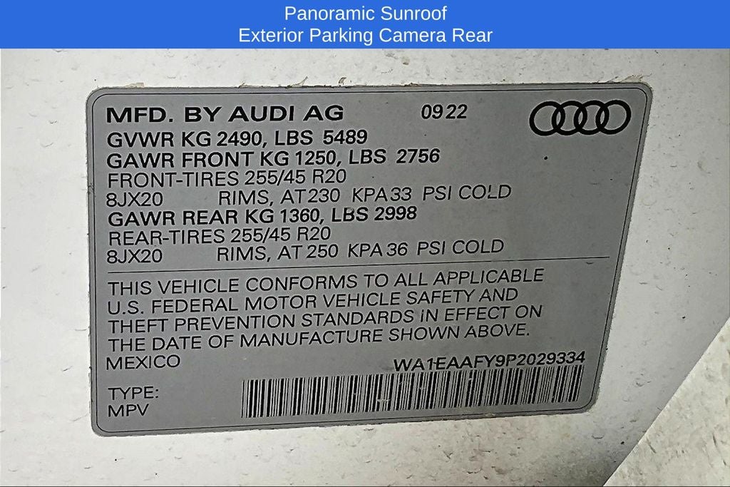 2023 Audi Q5 45 S line Premium quattro