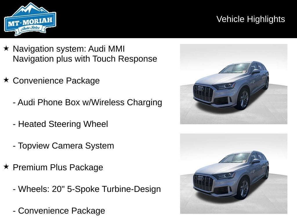 2022 Audi Q7 55 Premium Plus quattro
