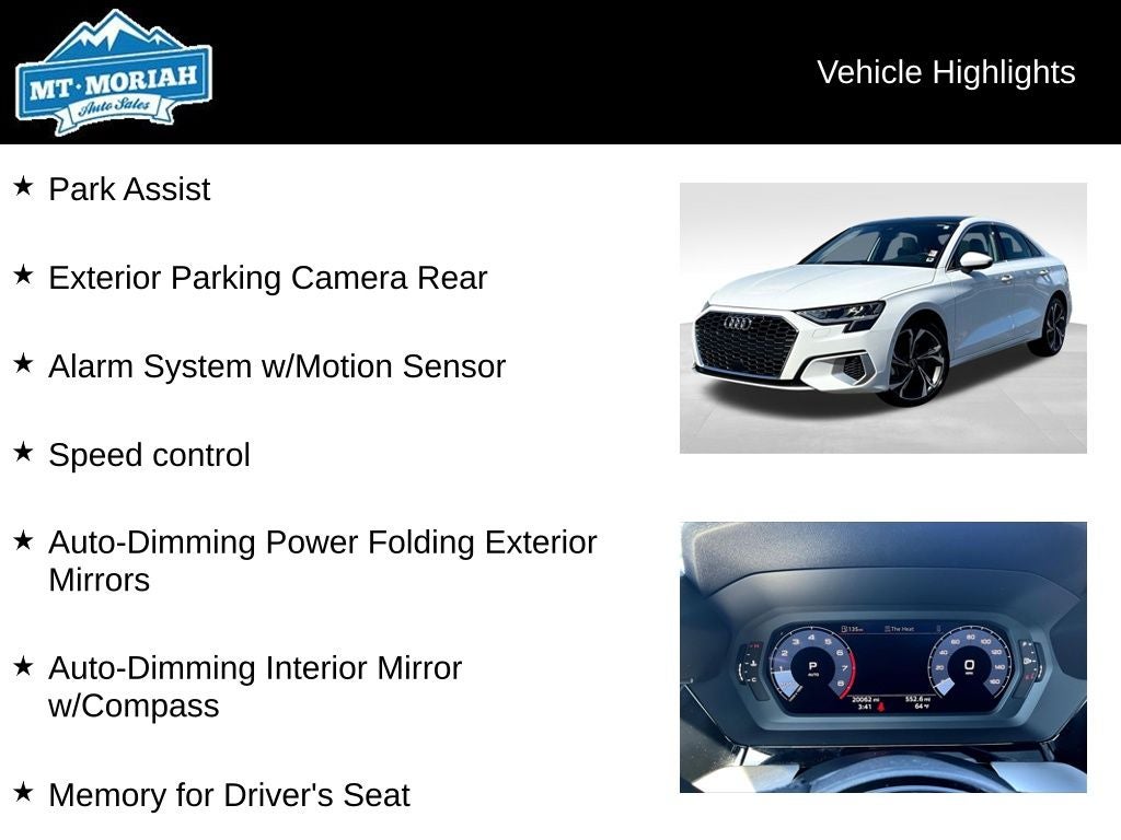 2022 Audi A3 FrontTrak