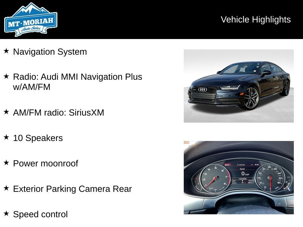 2016 Audi A7 quattro
