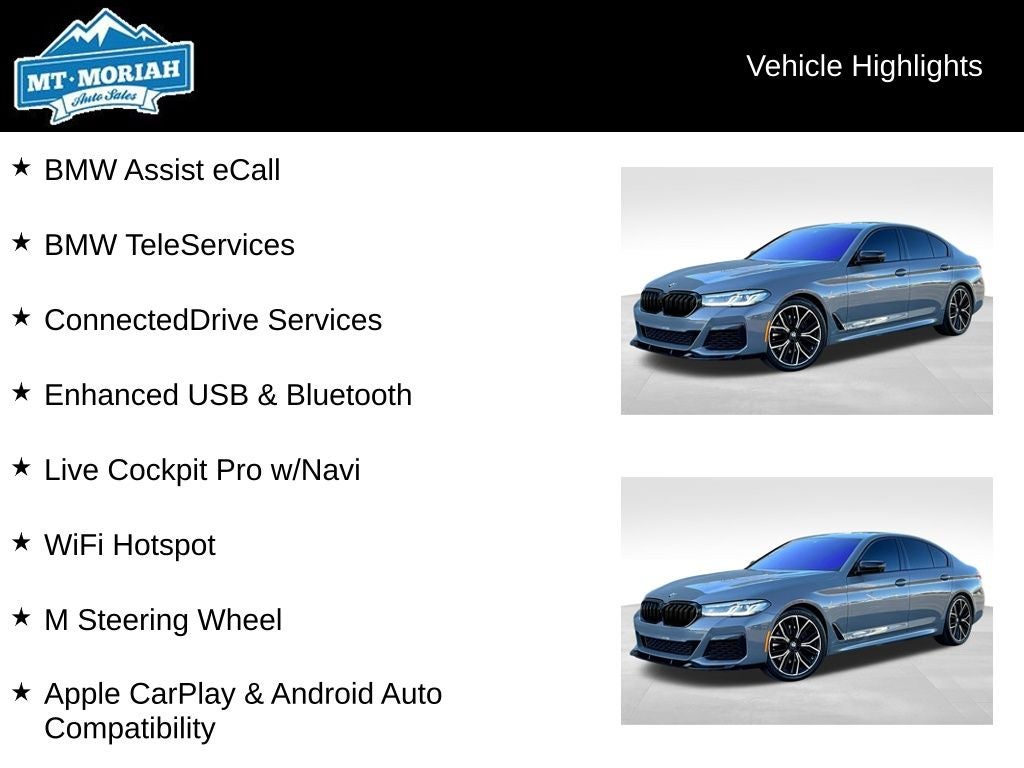 2021 BMW 5 Series 540i