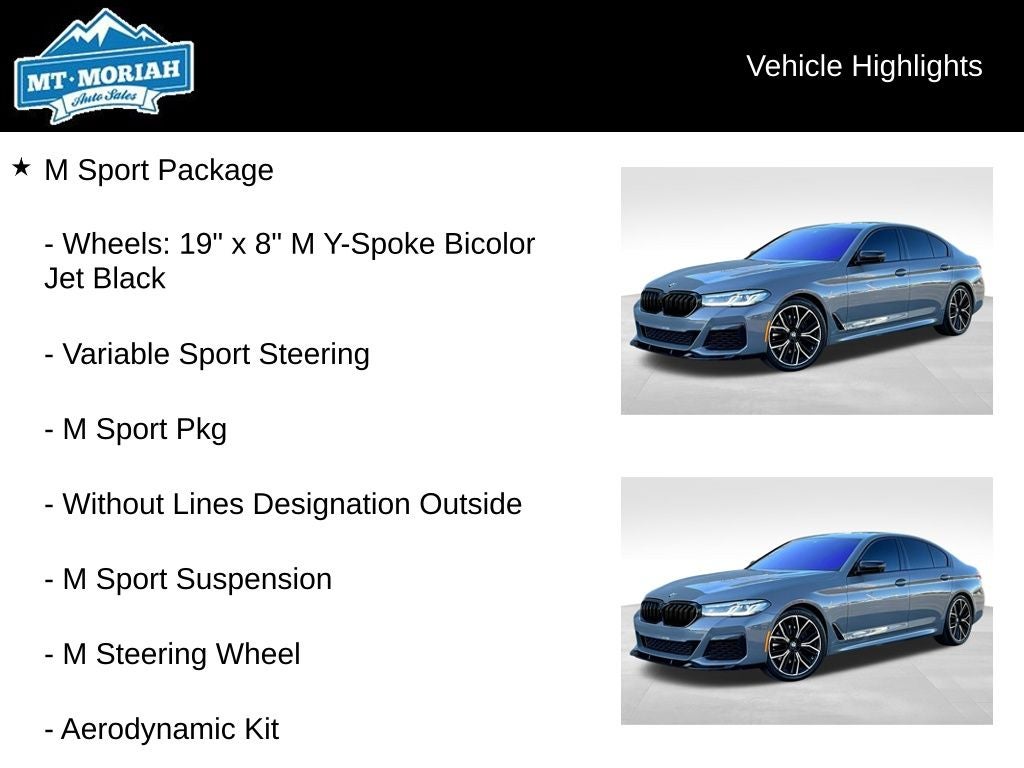 2021 BMW 5 Series 540i