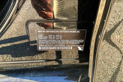 2018 BMW 5 Series 540i