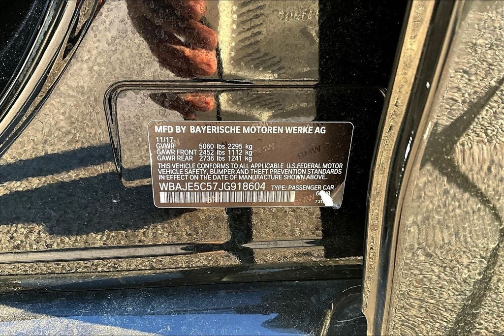 2018 BMW 5 Series 540i