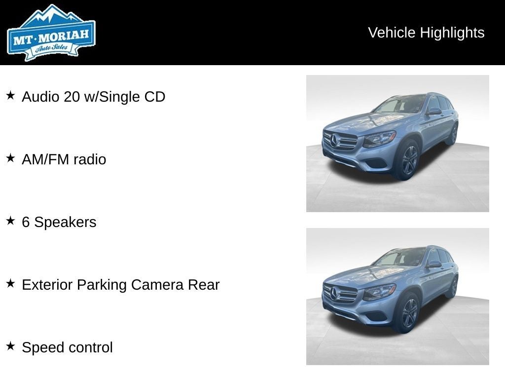 2018 Mercedes-Benz GLC GLC 300