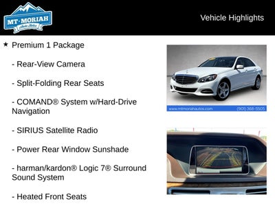 2015 Mercedes-Benz E-Class E 350 4MATIC®