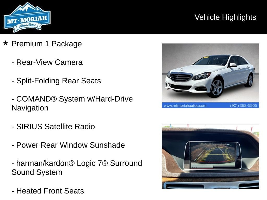 2015 Mercedes-Benz E-Class E 350 4MATIC®