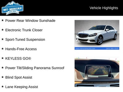 2015 Mercedes-Benz E-Class E 350 4MATIC®