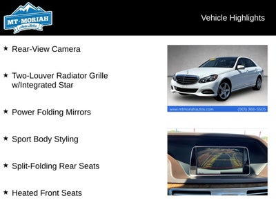 2015 Mercedes-Benz E-Class E 350 4MATIC®