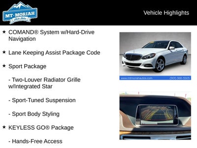 2015 Mercedes-Benz E-Class E 350 4MATIC®