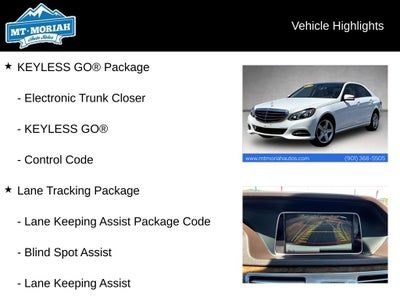 2015 Mercedes-Benz E-Class E 350 4MATIC®