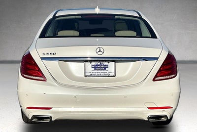2016 Mercedes-Benz S-Class S 550