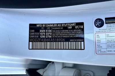 2019 Mercedes-Benz E-Class E 300