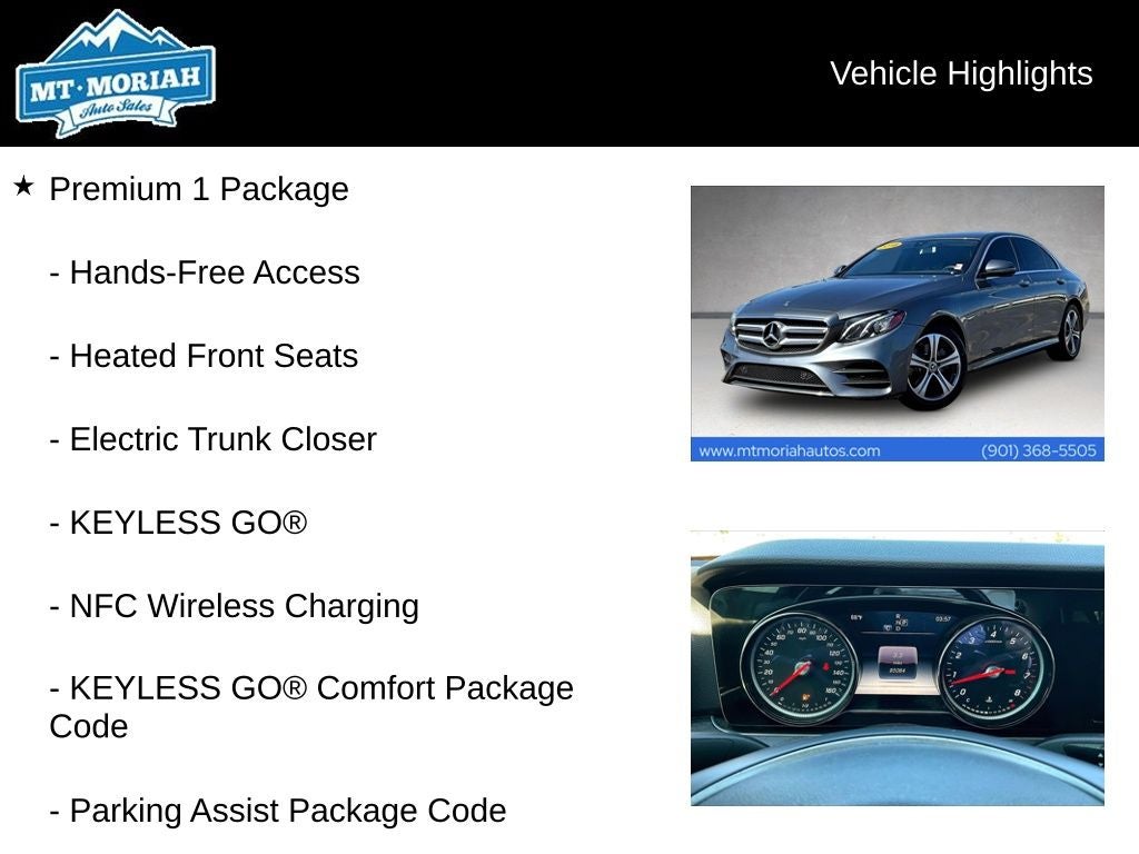 2018 Mercedes-Benz E-Class E 300 4MATIC®