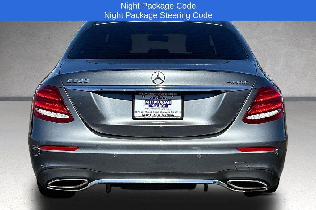 2018 Mercedes-Benz E-Class E 300 4MATIC®